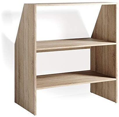 Vicco Dachschräge Regal, Bücherregal, Sonoma, 90 x 100 cm