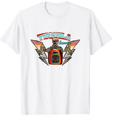 Tequila Sunrise Western Life Desert Vibes Tequila-Trinken T-Shirt
