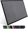 Entrando Fußmatte 90x150 cm robust & pflegeleicht – Schmutzfangmatte für Innenbereich & Außentür – farbecht, flach, maschinenwaschbar, perfekt für Hausflur, Vorraum, Büroeingang (Grau)
