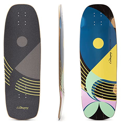Laddade brädor Ballona Mini Cruiser longboard skateboard däck (vild grafik)