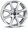 Borbet LV4 llanta 5.5x14 ET43 4x100 SIL compatible con Chevrolet Aveo Kalos Lanos Spark