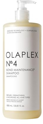 Olaplex No. 4 Bond Maintenance Shampoo, Ripara, Rinforza E Nutre Tutti I Tipi Di Capelli, Aggiunge Lucentezza E Lascia I Capelli Morbidi, 1000ml