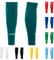 LION SPORTSWEAR Kids/Youth Football Sock Sleeves To Accompany Grip Socks - Fits Over Calf/Shin Pads - Variety Of Colors To Match Your Team Kit (Forest Green)