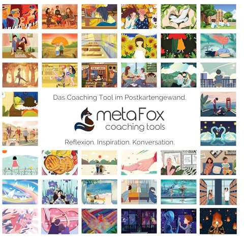metaFox 'Verwurzelt & Verbunden' deep pictures - 52 Coaching- und Moderationskarten für Jugendliche mit Fragen für Selbstreflexion, Therapie und Coaching