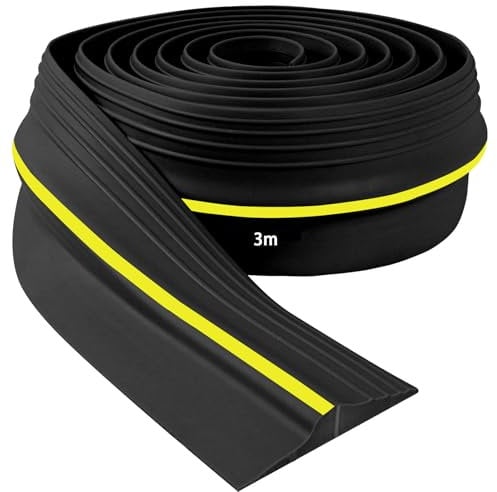 Joint Porte de Garage 3M Seuil D'étanchéité en Caoutchouc Épaisseur Joint de Seuil pour des Garages Propres et Secs