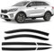 CLIM ART Windabweiser für/kompatible mit Kia Sorento 2015-2019 SUV mk3- Stick-on Regenabweiser - Autofenster Sonnen-& Regenschutz - Windabweiser Autofenster - Einfache Montage - Garantie 6 Set S