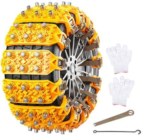 Schneereifenketten, Traktionsreifen, rutschfest, strapazierfähig, Traktionsschlammketten, Reifen-Schneeketten für, Auto