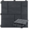 e-floor Terrassenfliesen Klicksystem aus Recycling-Material 30 x 30 cm 6 Stück – Balkon Bodenbelag Wetterfest – Klickfliesen Terrasse mit Drainagesystem – Balkonfliesen Steinoptik - 1 Stück = 0,09m²