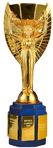 MIAOWR Replica del Trofeo Coppa Rimet Souvenir da Collezione di Campioni di Calcio Regali dei Tifosi Ornamenti per La Casa