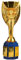 MIAOWR Replica del Trofeo Coppa Rimet Souvenir da Collezione di Campioni di Calcio Regali dei Tifosi Ornamenti per La Casa