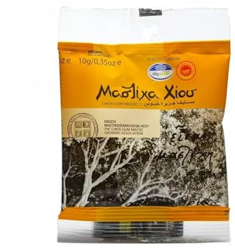 ELMA ΕΛΜΑ Chios Mastic Résine Naturelle Mastic Huile Mastiha 1127 – Larmes moyennes/Grain 10 g