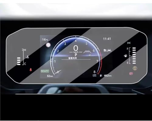 NATWEE Auto Navi-Schutzfolie Kompatibel Mit Toyota Für Land Für Cruiser Für Prado 2024, Auto-GPS-Navigation, Schutzfolie, LCD-Bildschirm, Kratzfest, Gehärtetes Glas(Dashboard)