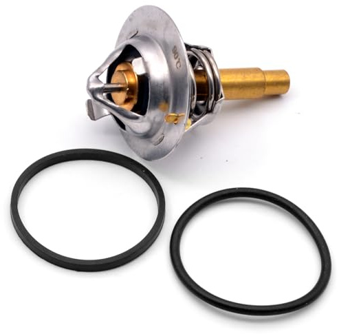 HAOTOM 90℃ Kühlmittelthermostat Thermostat Mit Dichtung Für Mercedes-Benz C-Klasse W203 W204 C 180 200 230 CLC CL203 CLK200 E-Klasse W211 E200 SLK R171 SLK200 Sprinter 906 A2712000015