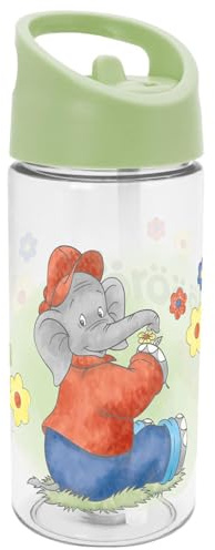 Trinkflasche Benjamin Blümchen Watercolor 450ml Tritan
