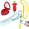 Grape Cutter, Fruit Cutter, 4 Pcs Stainless Slicer Grape Strawberry Banana Slicer, Kitchen Gadgets Multifunctional Portable for Most Fruits