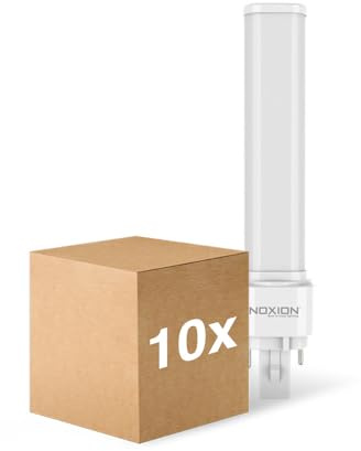 Noxion Mehrfachpackung 10x Lucent PL-C LED 7.4W - 840 Kaltweiß | 2-Pins - Ersatz Für 26W