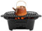 DOPBENT Marmite en fonte avec grille de cuisson, 41 x 16 x 29 cm, barbecue de camping au charbon de bois, casserole portable en fonte, casseroles en fonte pour thé et barbecues au charbon de bois