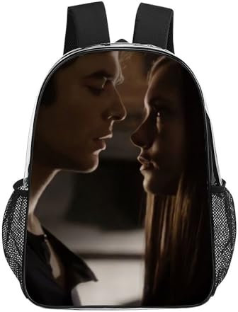 ILWVWVHK The Vampire diaries Backpack Joyful Clear Swim Bag Transparent PVC Waterproof Rucksack for Boys Girls Kids