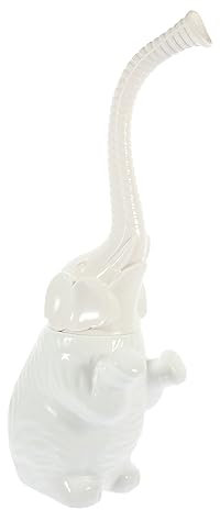 VICASKY Elephant Shape Toilet Brush Bowl Holder Long Handle for Bathroom Cleaning Supplies Creative Elephant Design for Household Use