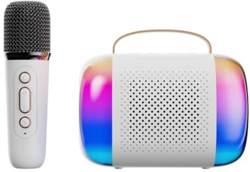 Fangxuee K Song Bluetooth Speaker Microphone Audio Microphone Karaoke Children'S Portable Home K-Song Integrated Stereo A