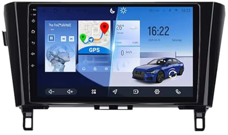Autoradio per Nissan Qashqai J11 X-Trail T32 2013-2017,9 pollici Android 15 Car Radio con CarPlay Android Auto Bluetooth WIFI GPS FM RDS Comandi al Volante(A1 1G+32G)
