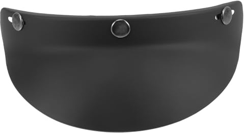 DECORNIJIA Klassisches PC Helm Visier Abnehmbar Lichtdichtes Sonnenvisier Retro Helmblende Passend für Motorrad und Fahrradhelme Unisex Praktisch und Leicht