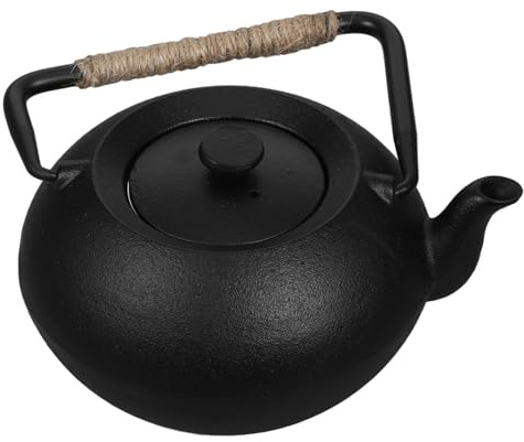 MOTHNUR Japanese Cast Iron Tea Kettle Stovetop Boiling Teapot with Infuser Strainer for Loose Leaf Tea Brewing Multifunctional Water Pot and Coffee for Home Kitchen Camping Hiking