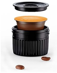 RECAFIMIL DG Adattatore per capsula per caffettiera portatile, solo adattatore incluso, caffettiera non inclusa