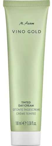 M. Asam Vino Gold Getönte Tagescreme (100 ml) | Skin Tint mit natürlicher Tönung, Feuchtigkeitscreme Gesicht für ebenmäßigen Teint
