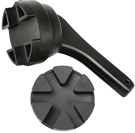 BW Brands 3-teiliges Tankdeckel-Werkzeug-Set, schwarz, 20,3 cm