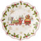 Villeroy & Boch Annual Christmas Edition 2017 Piatto Colazione, Porcellana, Bianco, 24x24x0.1 cm