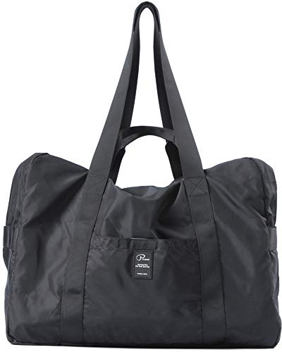VanFn P.Travel - Bolsa de Viaje Plegable, Deportiva, Bolsa de Gimnasio, Bolsa de Hombro Ligera Deportiva, Bolsa de Lona de Nailon Resistente a la Lluvia para Mujeres y Hombres, Bolsa de Fin de Semana
