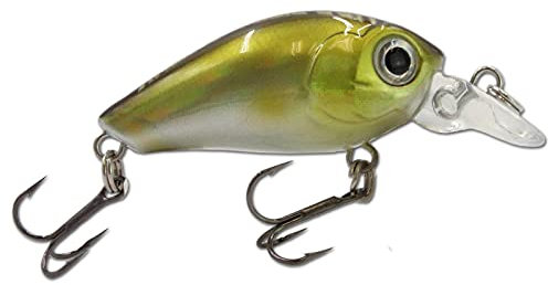 Angel-Berger Wild Devil Baits Baby Crank Wobbler Hardbait Kunstköder Barsch (AYU, 35mm)