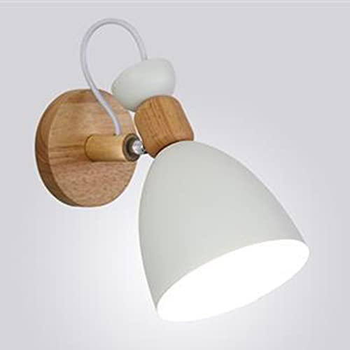 Mengjay Wandlampe Kinder Nachttischlampe Schlafzimmer Kinderzimmer Wandleuchte Innen Wandleuchten Eisen Holz Wandlampen Verstellbar Küche Wandbeleuchtung E27 Deko Decke Leuchte Flur Lampe