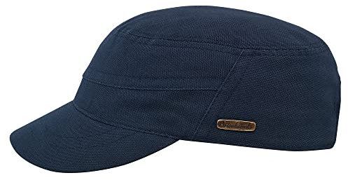 Sterkowski Patrol Military Cap Herren | Baumwolle Arbeitskappe Sommer Kappe Herren | Schirmkappe Sommermütze Leichte Kappe Baumwolle Schirmmütze Cap Sommer Herren Cap Marineblau 56-57 cm