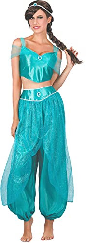 DEGUISE TOI Arabische Prinzessin Kostüm für Damen Orient türkis - Blau