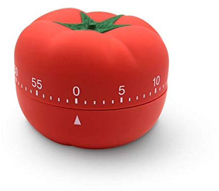 Ranvi Temporizador mecánico de la Cocina del Tomate de, Alarma Que Suena del Temporizador de la Historieta Vegetal de 60 Minutos(Tomate)