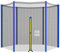 Mehomei Trampolin Ersatznetz Ø 305 cm 6 Stangen, Trampolin Sicherheitsnetz Ersatz Netz, Rundes Schutznetz - Blau