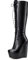 NobleOnly Scarpe col Tacco Donna Plateau Zeppa Stivali Metà Polpaccio Cerniera Lacci Wedge Boots 16CM High Heels Nero Opaco Scarpe EU 37