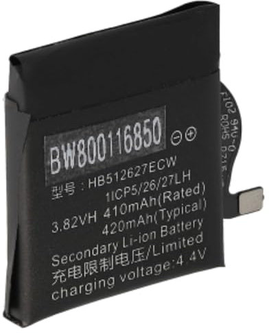 vhbw Batería Recargable Compatible con Huawei Watch 2 4G, Pro 4G smartwatch, Reloj de Actividad (410 mAh, 3,8 V, polímero de Litio)
