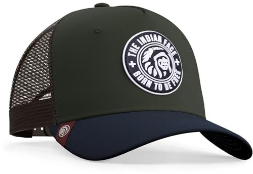The Indian Face Unisex Born to Be Free Baseball Kappe, Vert, One Size