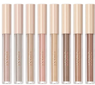 8 St Flüssiger Glitter Lidschatten Makeup Shimmer Nude Smoky Liquid Eyeshadow Für Partyhochzeitsfest Oder Tägliches