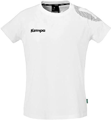 Kempa Herren Core 26 T-Shirt Women Damen Mädchen Handball Sport-Shirt Funktions-Shirt Trikot, Weiß, M EU