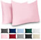 Kissenbezug 40x60 Baumwolle Renforcé (2er-Set) - Rosa - Dicht gewebt mit 57 Fäden/cm² - Kissenbezug 40 x 60 - Oeko Tex Zertifiziert - Dreamzie