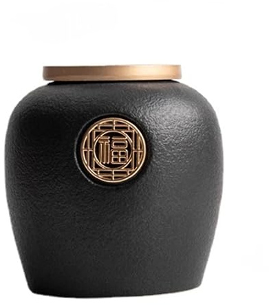 HoveeLuty Ceramic Tea Canister Tea Caddy Storage Jars Decorative Tea Cans Ceramic Jar Storage Bottle Ceramic Jars Tea Jar for Home Kitchen