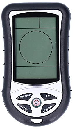 Fydun Multifunktions-Digital-Höhenmesser, Barometer, Thermometer, Kompass, Wasserdichtes Hand-Außenmessgerät für Outdoor-Sportarten,