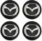 Auto-Nabenkappen, Felgen-Emblem, Radnabenkappen für Mazda 2 2007-2010, staubdicht, wasserdicht, verschleißfest, rostfrei, Nabenkappen, Auto-Außenzubehör,A-M