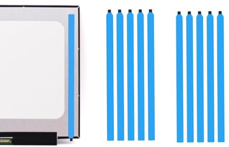 AJPARTS UK 10pcs LCD Screen Tape Laptop Tablets Screen Rework Double Sided Tape Mounting Tape Pull Tab Stretch Peel Disassembly Hand Tear Pulltape Mobile Phone mac books Battery Easy Pull Tape 220mm