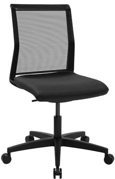 TOPSTAR Sitness Smart Point ergonomischer Schreibtischstuhl, Bürostuhl mit bewegter Sitzfläche schwarz