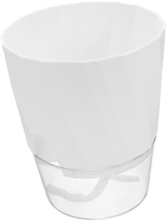 ORFOFE Maceta pequeña Absorbente de Agua automática de Planta Lazy Pothos Maceta suculenta Maceta con riego automático Indoor Garden maceteros Mecha macetas Jardinera de riego automático